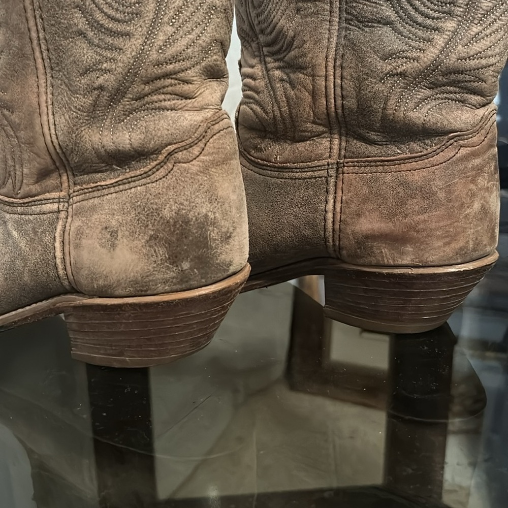 Soft leather cowboy boots - Picture 5 of 5